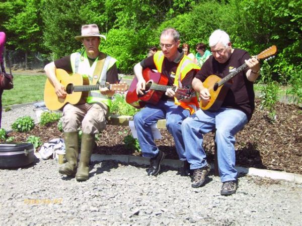 Moyola musicians at the Castledawson 'Breathing Space' project